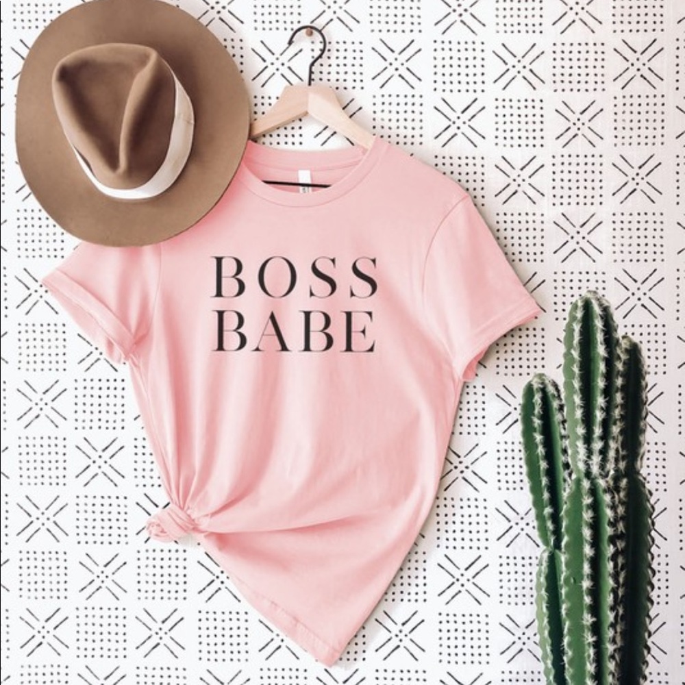 PINK BOSS BABE TEE